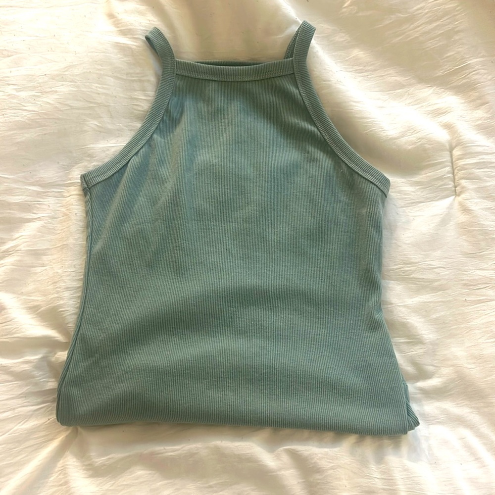 Ribbed Halter Top